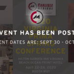 Postponed to Sept 30 - Oct 2, 2020